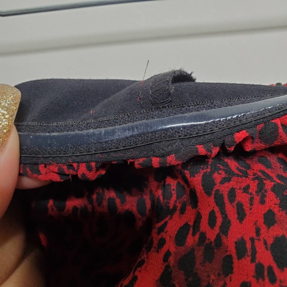 Lane Bryant Strapless‎ Animal Print Top | 18 - Picture 3 of 5
